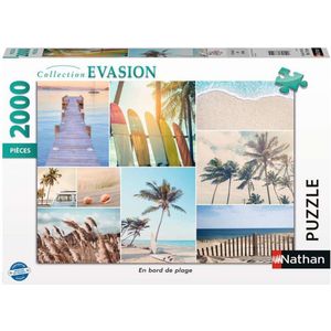 Nathan - puzzel van 2000 stukjes - Aan het strand