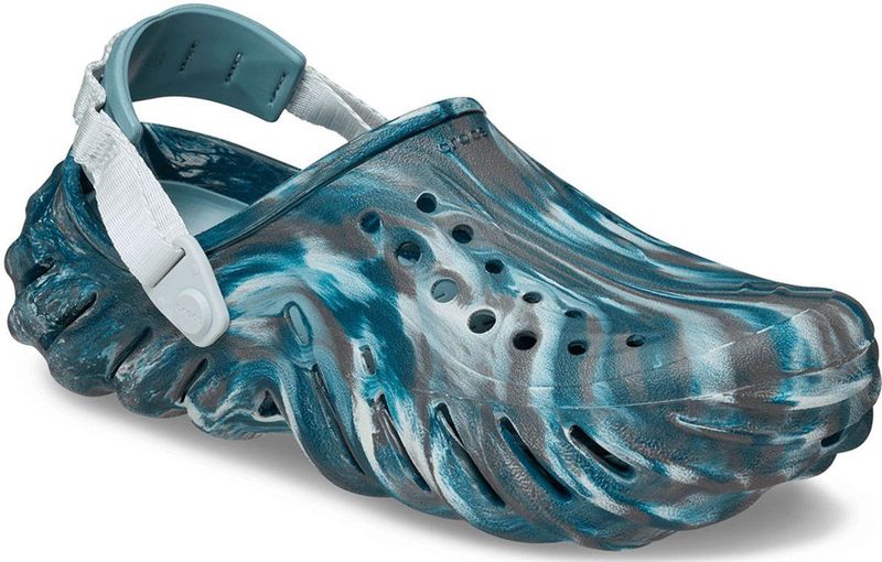 Crocs - Echo Marbled Clog - Zwart - Multi - Croslite Materiaal
