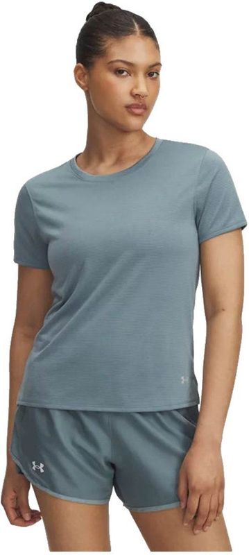 Under Armour - Ua Launch Shortsleeve - Sportshirt - Blauw