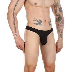 Heren String Transparant - G-String Doorzichtig Zwart - Sexy Mesh Design - Mannen Onderbroek - Lingerie Voor Mannen - Ondergoed Maat XXXL / 3XL