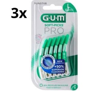 GUM Soft Picks PRO Large – 3 x 60 Stuks - Voordeelverpakking