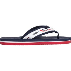 Pepe Jeans - PMS70162 West Club - Teenslippers - Marineblauw - Plat