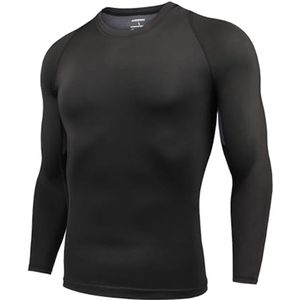 Heren compressieshirt lange mouwen - Functioneel sportshirt voor hardlopen en fitness