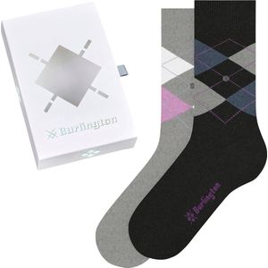 Burlington Basic Gift Box cadeau geschenkset katoen multipack sokken dames veelkleurig - Maat 36-41