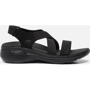 Skechers Go Walk Arch Fit Sandal - Tre Dames Sandalen - Zwart - Maat 38