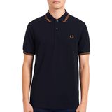 Fred Perry - Polo Donkerblauw M3600 - Slim-fit - Heren Poloshirt Maat S