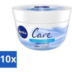 NIVEA - Bodycrème - Verzorging - Voedend - Snel Intrekkend - 200 ml - Bulkverpakking - 10 stuks