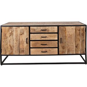 Clayre & Eef Dressoir 200x45x75 cm Bruin Hout Ladekast