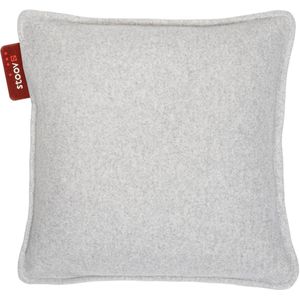Stoov Warmtekussen | Ploov² Light Grey | Duurzaam & Draadloos | Infrarood warmtekussen | 45x45 cm | Plus batterij