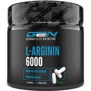 L-Arginine - 380 Veganistische Capsules - 6000 mg Plantaardige L-Arginine HCL per Dagelijkse Portie - Aminozuur - Hoog Gedoseerd