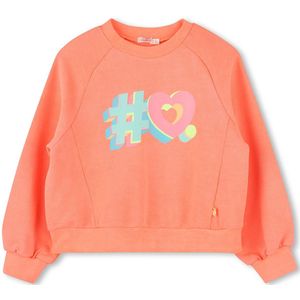 Billieblush - Trui heart - Oranje