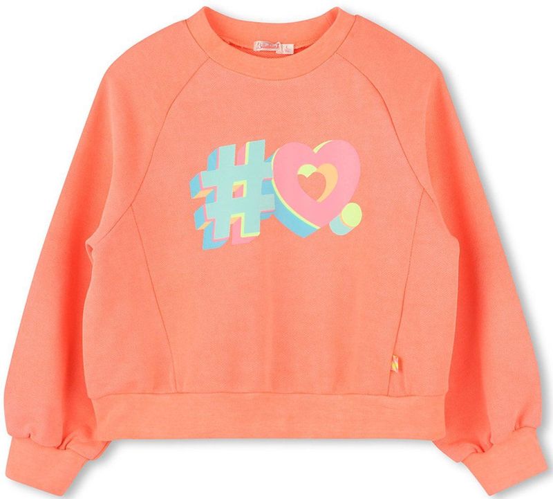 Billieblush - Trui heart - Oranje