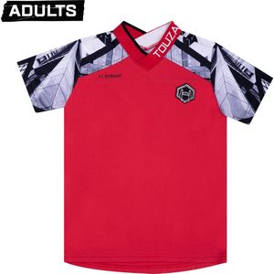 Touzani - T-shirt - La Mancha Panna Adults Red (L) - Kind - Voetbalshirt - Sportshirt