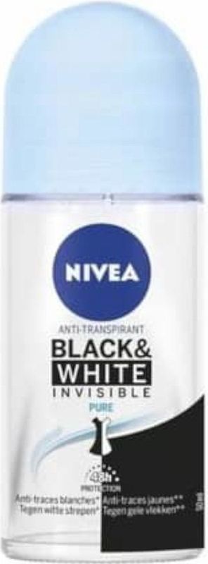 Nivea - Black & White Invisible Pure - Roll-on - 50ml