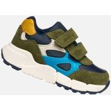 GEOX - Flexyper Mini - Sneakers - Donkergroen/Navy Blauw