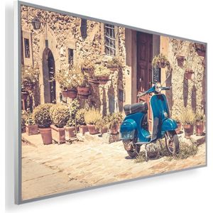 Infrarood Verwarmingspaneel 130W met fotomotief en Smart Thermostaat (5 jaar Garantie) - Vespa Blue 161