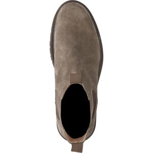 Manfield - Heren - Taupe suède chelsea boots - Maat 44