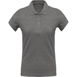 Kariban Dames/dames Organic Pique Polo Shirt (Grijze Heide)