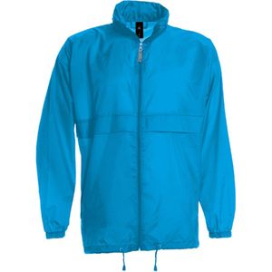 Windjas 'Sirocco Men Windbreaker' B&C Collectie maat M Atoll blauw