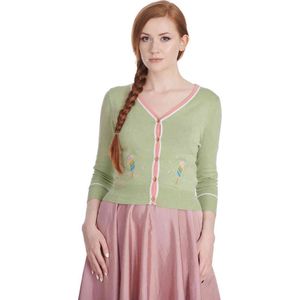 Banned - Ice Cream Cardigan - M - Groen