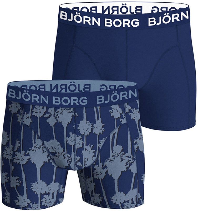 Björn Borg - Stretch Bamboo - Boxershorts - Blauw - 2-pack