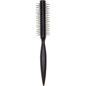 Vented Barrel Round Hair Brush - Nylon Borstelharen - Sneldrogend Volume - Beweging - Zwart D73