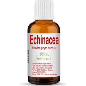 Herbes D'elixir Echinecea Tinctuur - 100 ml - 1 Fles - Natuurlijk - ondersteund de weerstand