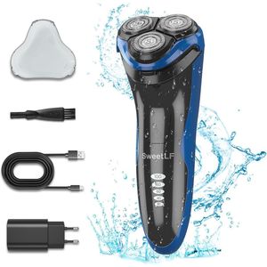 Elektrisch Scheerapparaat voor Heren met Intrekbare Baardtrimmer - Voor Nat en Droog Scheren