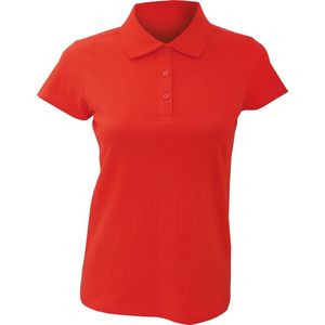 SOLS Dames/dames Prescott Poloshirt met korte mouwen Jersey Polo (Rood)