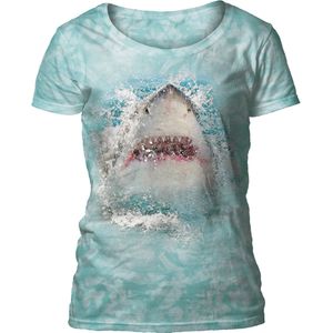 Ladies T-shirt Wicked Awesome Shark L