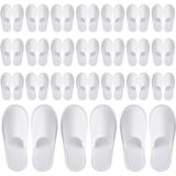Pantoffels - Wit - 24-Paar - Slipvast en Comfortabel