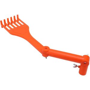 Verstelbare Hoek Mini-hark Met Draaibaar Handvat - Dakgoot reinigingsgereedschap van Stevig ABS-kunststof - Multifunctioneel - 30x155x09in .