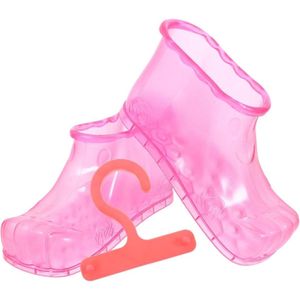 Allecto plus - Voetbad massage laarzen voor thuisgebruik - Ontspannend voetenbad - Draagbare spa emmer - Thermische massage - Roze - 1 paar