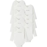 Envie de fraise Wekelijkse set van 7 body's pasgeboren gemengd met ENVIE DE FRAISE-berichten