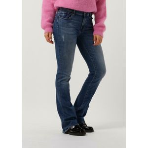 7 For All Mankind Hw Skinny Slim Illusion Alleyway With Raw Cut Jeans Dames - Broek - Donkerblauw - Maat 26
