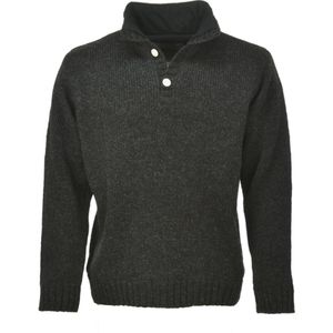 Pure Wool - Herentrui - Antraciet - Maat M