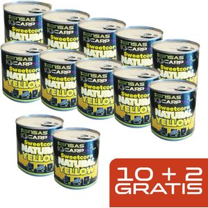 Sensas - ACTIE 10+2 gratis / Mais Sweetcorn Natural Yellow 340 gram - Sensas