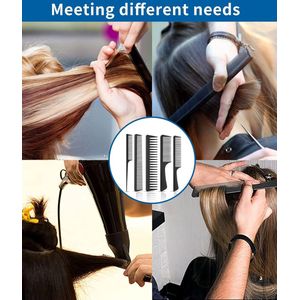 kammen set -Professionele stylingkammenset 5 stuks