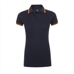 SOL'S - Polo Shirt Pasadena L586 - French Navy/Neon Orange - Katoen