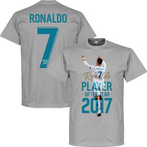 Ronaldo Player Of The Year 2017 T-Shirt - Kinderen - 92/98