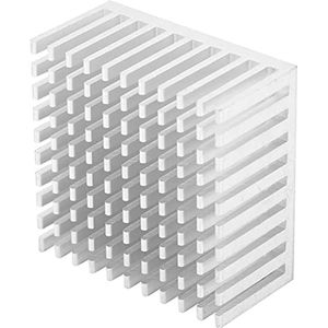 5 stuks aluminium koellichaam 40x20x40mm koellichaam vin radiator voor koeling van GPU IC-chips (zilver)