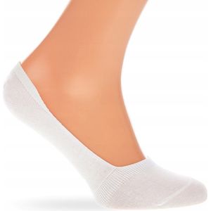 Invisible socks - Onzichtbare sokken - 3 paar - Wit - Bamboe - Maat 35/38
