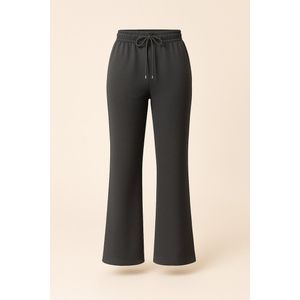 ANN GISSY Travelstof Broek Antraciet – Damesbroek met Aantrekkoord & Zakken – Type 1501 – XS t/m XXL