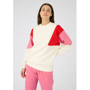Damart - Sweater dames colorblocks Thermolactyl - Dames - Bruin - XL