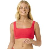Rip Curl Womens Premium Surf Crop Bikinitop (Dames |rood)