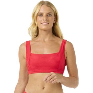 Rip Curl Womens Premium Surf Crop Bikinitop (Dames |rood)