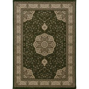 Tapijtenloods Isfahan Oosters Klassiek Laagpolig Vloerkleed Groen- 200x290 CM