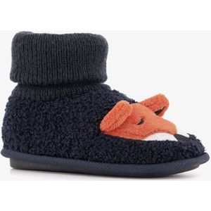 Thu!s kinder pantoffels met een vosje blauw - Maat 25/26 - Sloffen