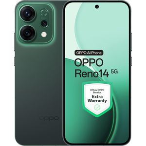 OPPO Reno14 5G 12+512GB Luminous Green - Extra Garantie