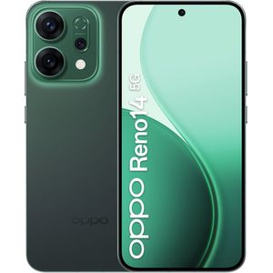 OPPO - Reno14 - Smartphone - Lichtgevend Groen - 512 GB - 6.59 inch